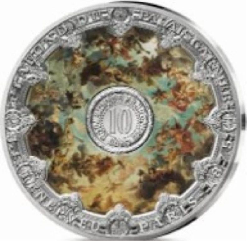 Proof 10 euro Francia 2025 - Techo del palacio de garnier