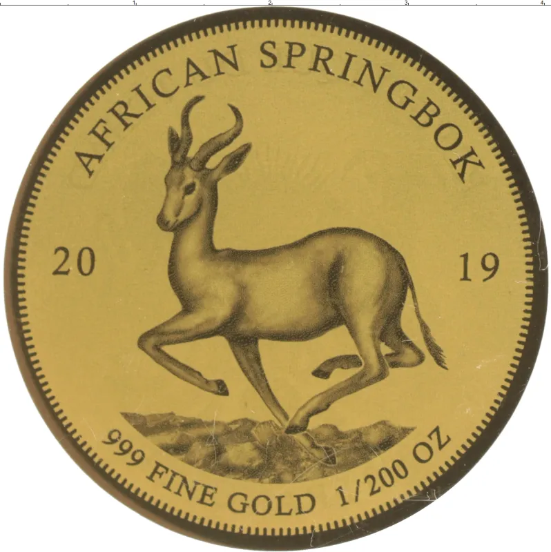 Moneda de oro de 5000 francos de Chad 2019