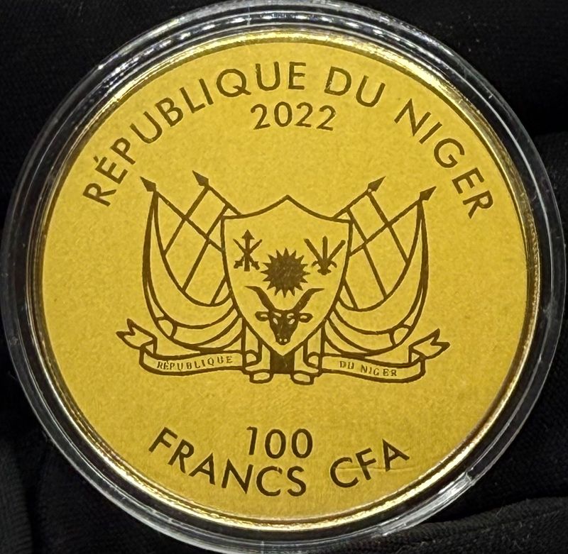 Moneda de oro de 20 dollars Nigeria 2021