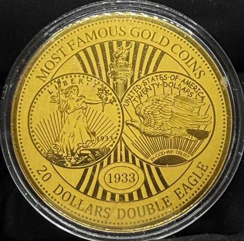Moneda de oro de 20 dollars Nigeria 2021