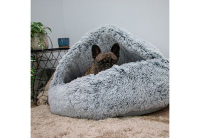 Ancol Soft Plush Cove Bed Slate Grey