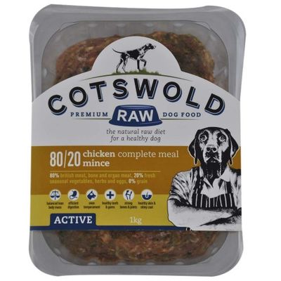 Cotswold Raw 80/20 Adult Working Chicken Mince 1kg