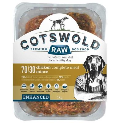 Cotswold Raw 70/30 Adult Enhanced Chicken Mince 1kg