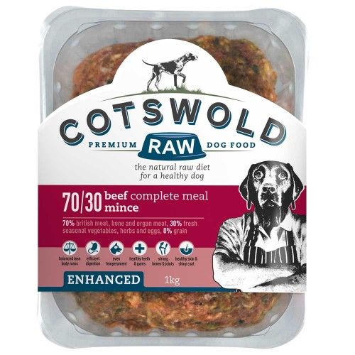 Cotswold Raw 70/30 Adult Enhanced Beef Mince 1kg
