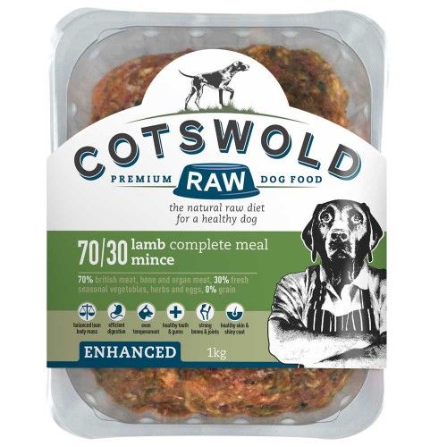 Cotswold Raw 70/30 Adult Enhanced Lamb Mince 1kg