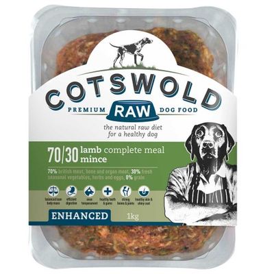 Cotswold Raw 70/30 Adult Enhanced Lamb Mince 1kg