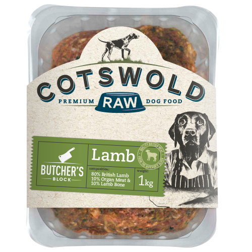 Cotswold Raw 80/10/10 Adult Working Lamb Mince 1kg