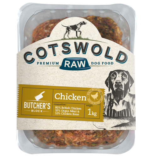 Cotswold Raw 80/10/10 Adult Working Chicken Mince 1kg