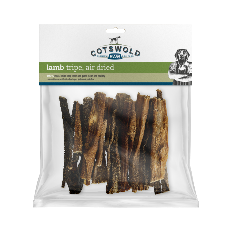 Cotswold Raw Natural Dried Treat Lamb Tripe 200g