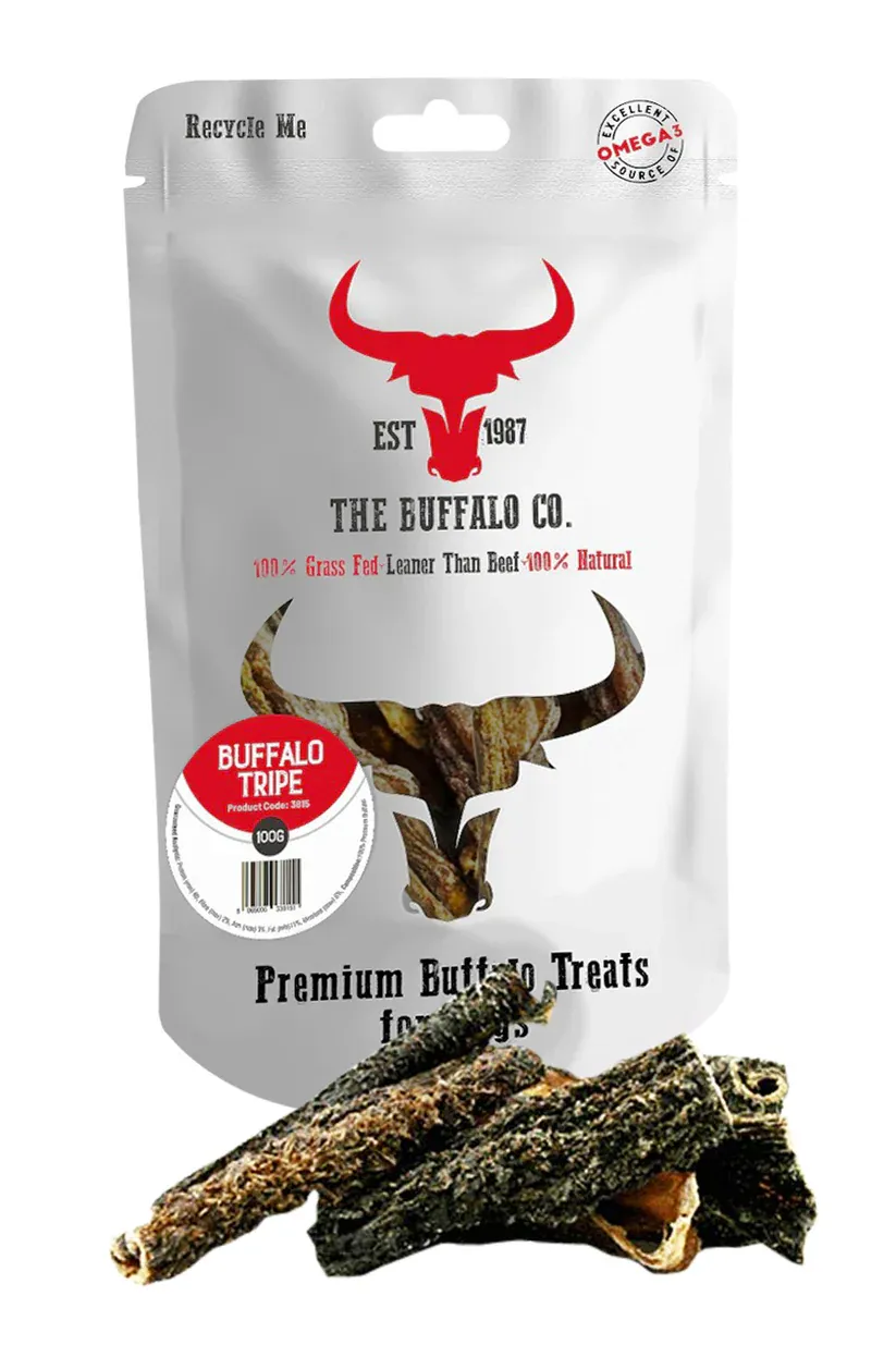The BuffaloCo - Buffalo Tripe 100g