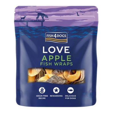 Fish4Dogs Love Banana Fish Wrap 100g