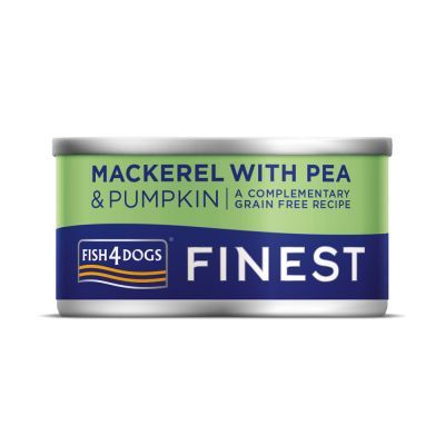 Fish4Dogs Finest Mackerel with Pumpkin &amp; Pea 85g  (LL)