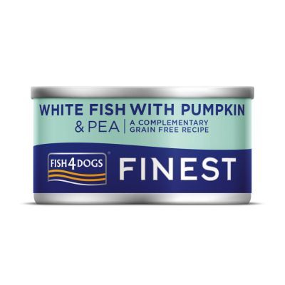 Fish4Dogs Finest White Fish with Pumpkin &amp; Pea 85g  (LL)