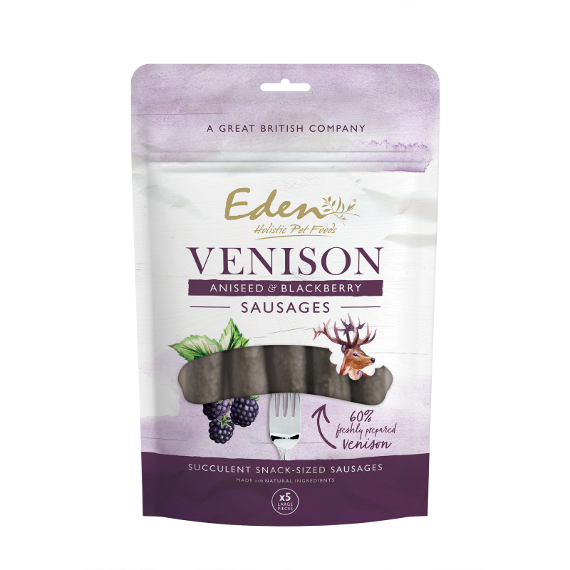 Eden Venison, Aniseed &amp; Blackberry Sausages