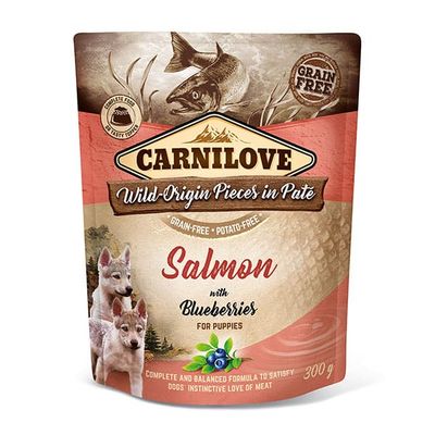 Carnilove Salmon with Blueberries Puppy  (Pate) 300g