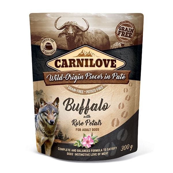 Carnilove Baffalo with Rose Petals (Pate) 300g