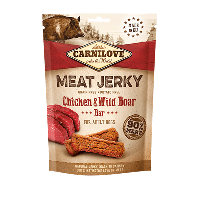 Carnilove Meat Jerky Chicken &amp; Wild Boar Bar