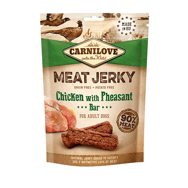 Carnilove Meat Jerky Chicken with Pheasant Bar