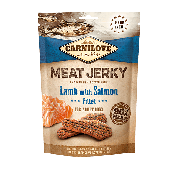 Carnilove Meat Jerky Lamb with Salmon Fillet