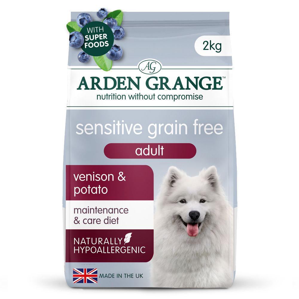 Arden Grange GF Sensitive Venison &amp; Potato 2kg