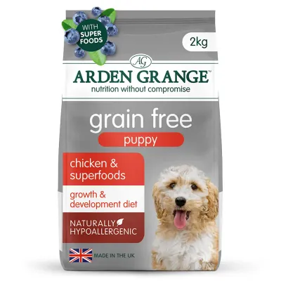 Arden Grange GF Puppy/Junior Chicken &amp; Superfoods 2kg