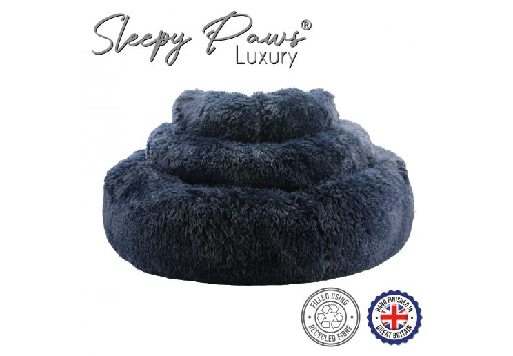 Ancol Super Soft Plush Donut Navy 50cm