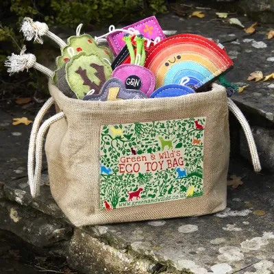 Green&amp;Wild&#39;s Jute Toy Bag