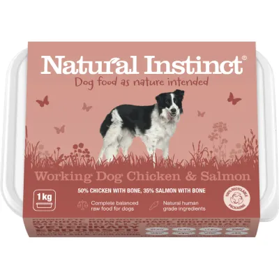 Natural Instinct Working Dog Chicken &amp; Salmon 1kg