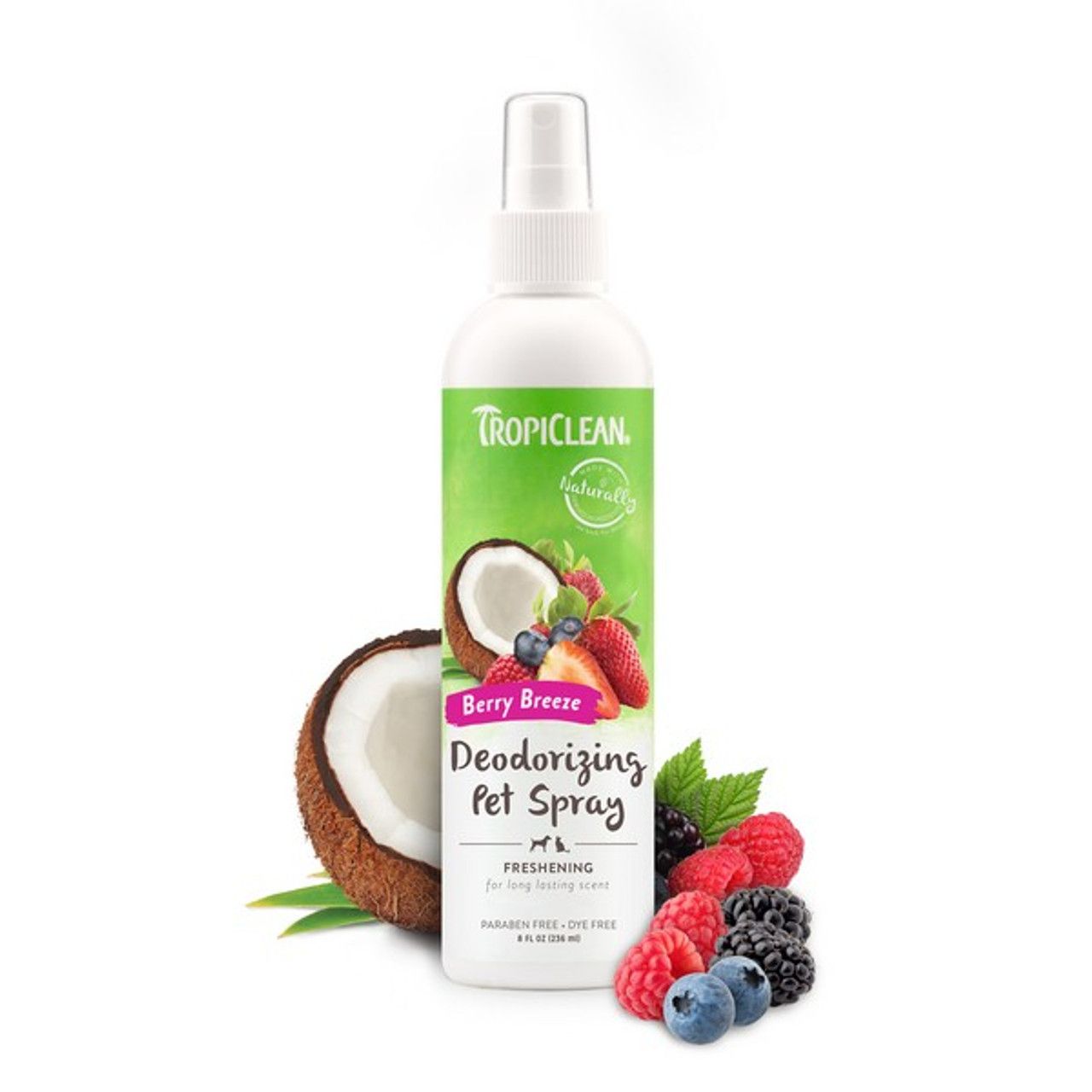 TropiClean Berry Breeze Deodorant Spray