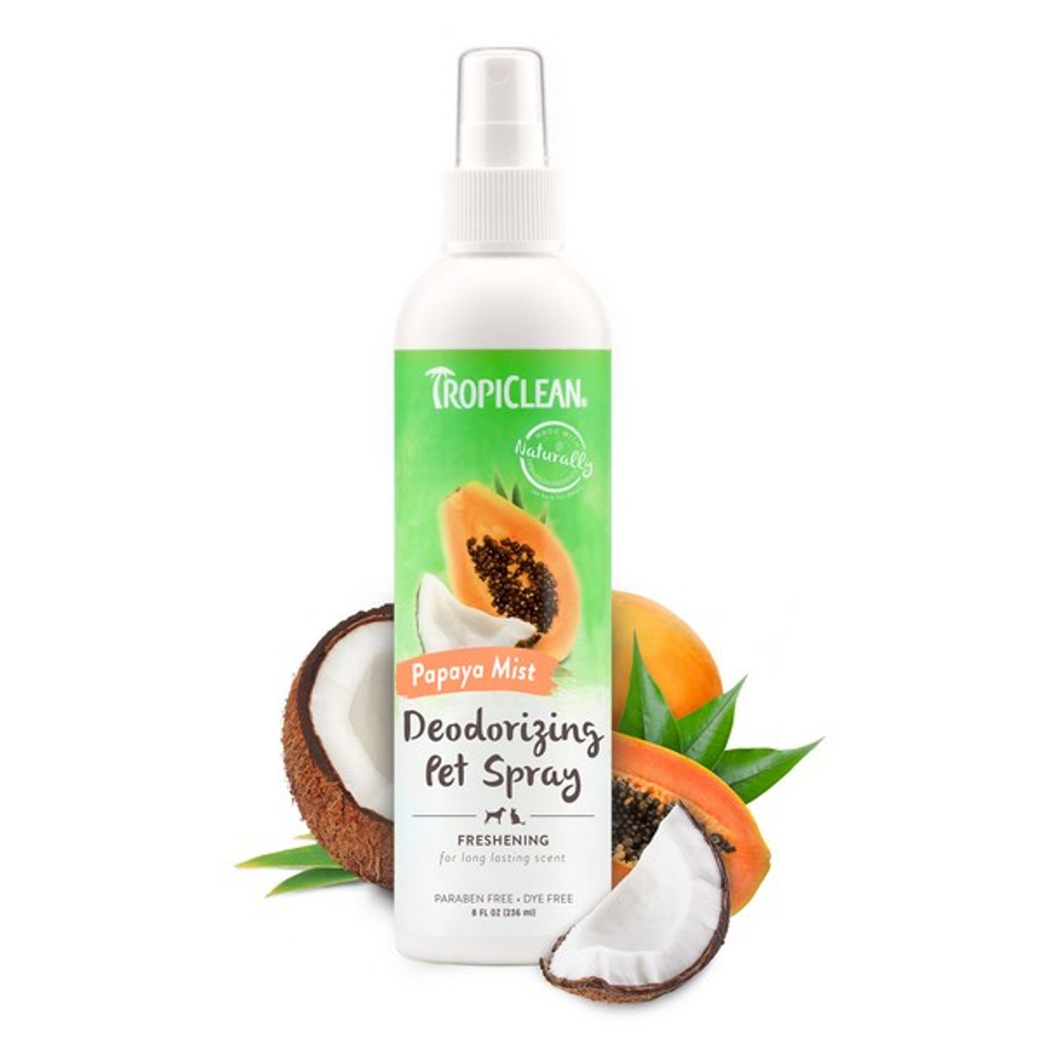 TropiClean Papaya Mist Deodorant Spray