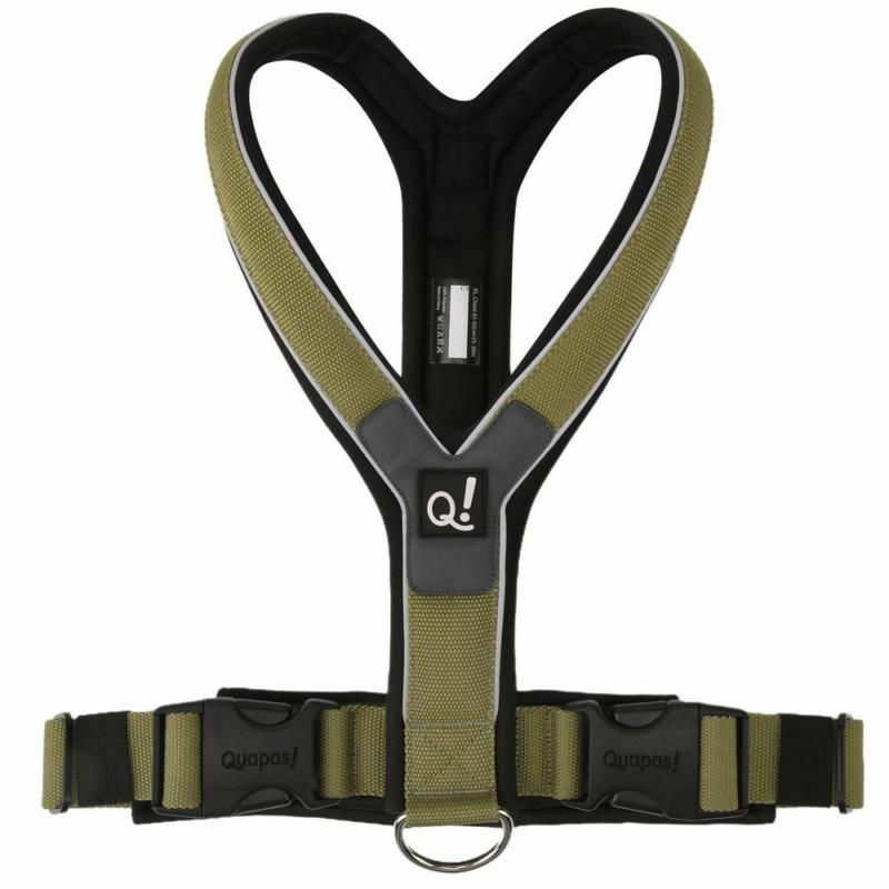 Quapas! Easy Slip on Harness Green XL