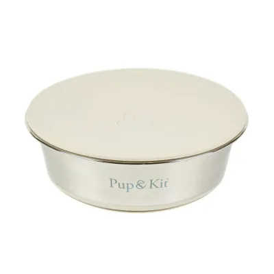 Pup &amp; Kit Lid-it Bowl Small Beige