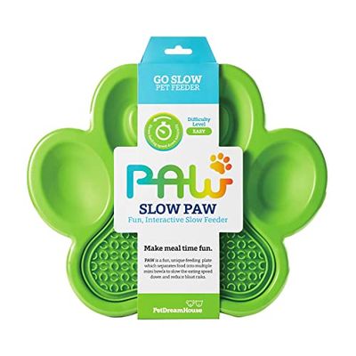 PAW 2-in-1 Slow Feeder &amp; Lick Pad Green