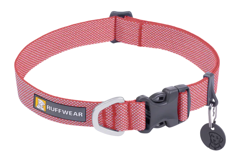 Ruffwear Hi &amp; Light™ Collar Salmon Pink Size 28-36cm