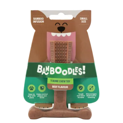 Bamboodles T-Bone Chew Medium Beef