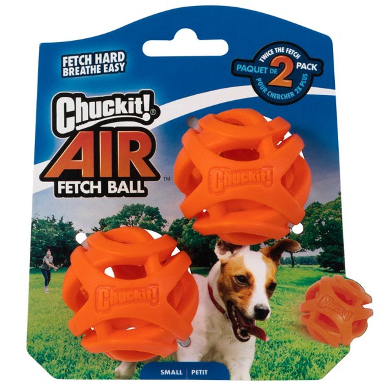 Chuckit! Air Fetch Ball Small 2pk 4.8cm