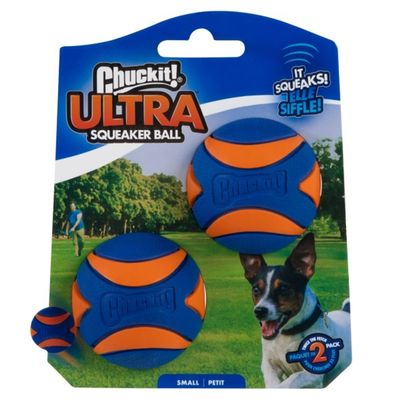 Chuckit! Ultra Squeaker Ball Small 2pk