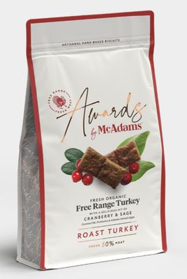 McAdams Awards Roast Dinner Free Range Turkey, Cranberry &amp; Sage