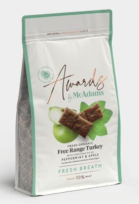 McAdams Awards Fresh Breath Free Range Turkey, Peppermint &amp; Apple