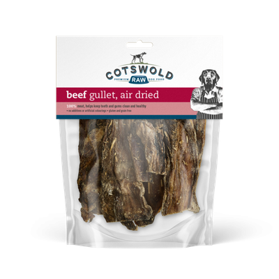 Cotswold Raw Natural Dried Treat Beef Gullet 200g