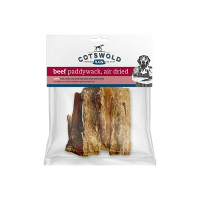 Cotswold Raw Natural Dried Treat Beef Paddywack 250g