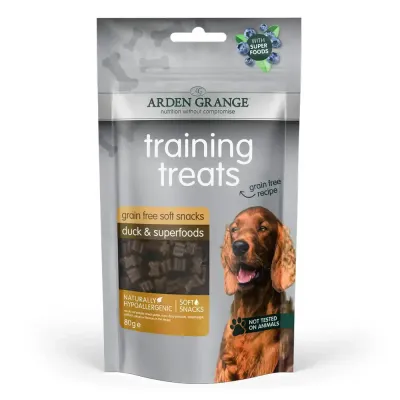 Arden Grange Training Treats Duck &amp; Superfoods 80g