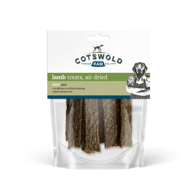 Cotswold Raw Natural Dried Treat Lamb Sticks 100g