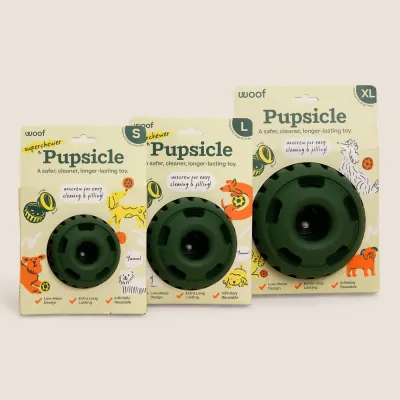Woof Pupsicle Forest Green - Large