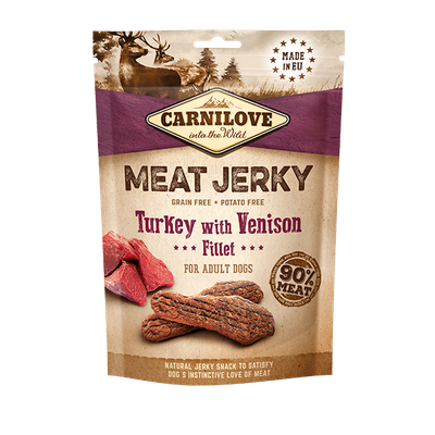 Carnilove Meat Jerky Turkey with Venison Fillet