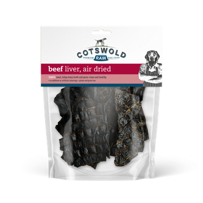 Cotswold Raw Natural Dried Treat Beef Liver 250g