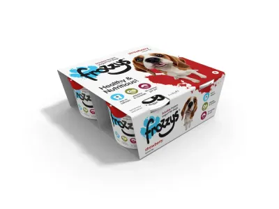Frozzys Strawberry Frozen Yogurt 4x85g