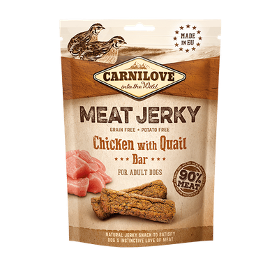 Carnilove Meat Jerky Chicken with Quail Bar
