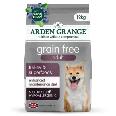 Arden Grange GF Adult Turkey &amp; Superfood 12kg