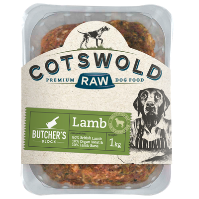 Cotswold Raw 80/10/10 Adult Working Lamb Mince 1kg